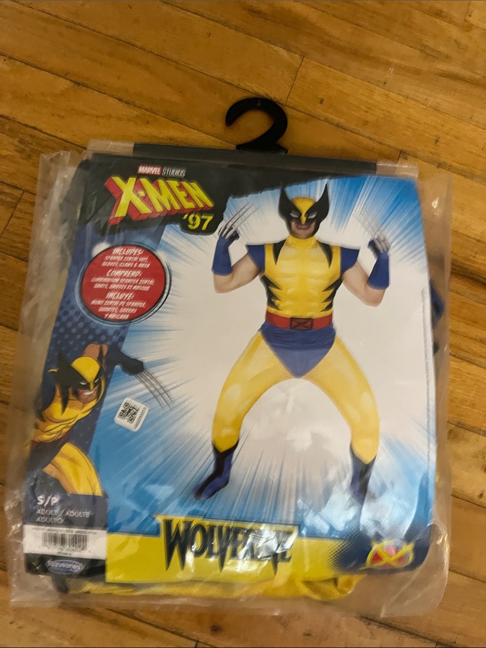 Marvel X-Men Wolverine '97 Kids Costume - Yellow & Blue (small/petite adult)